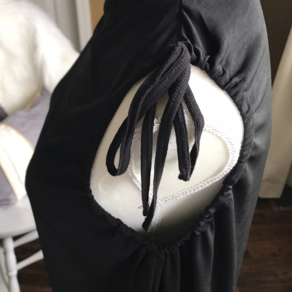 Zara black one-sleeve dress/tunic - Picture 5 of 7